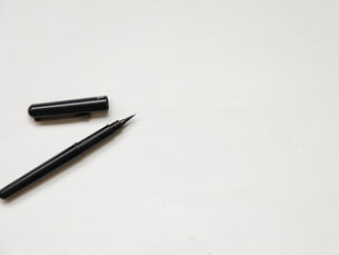 pen on white background