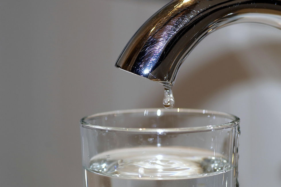 A water faucet