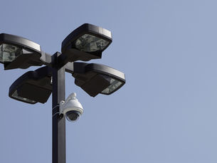 camera on lamppost