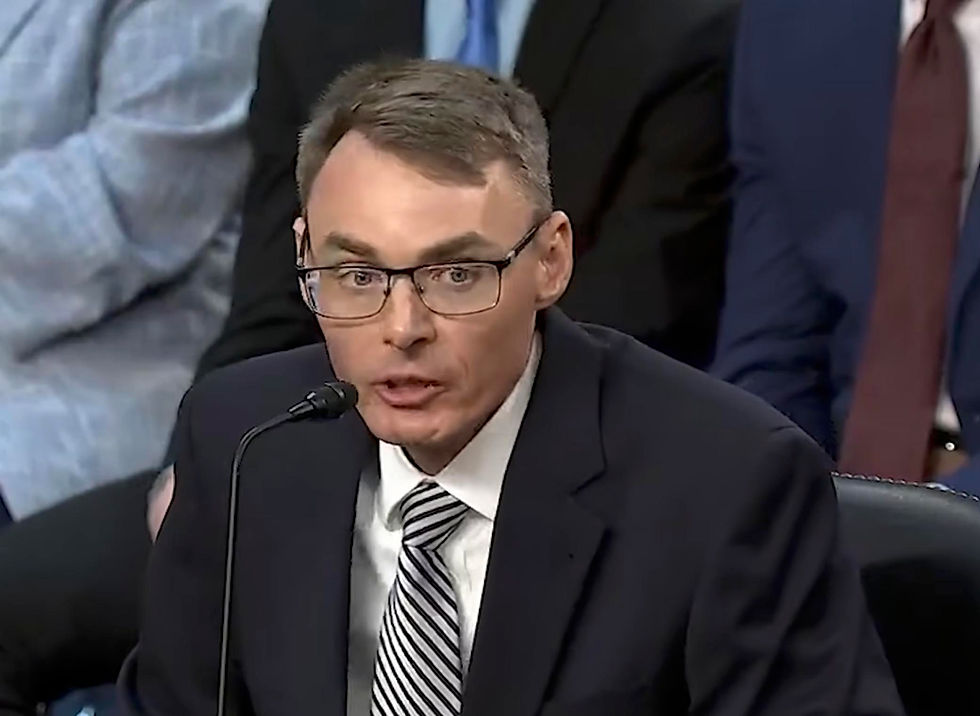 U.S. Assistant Attorney General Michael C. Martin affirmed during his Senate confirmation hearing on June 10, 2026, that former President Joe Biden won the 2020 election. (Screenshot)