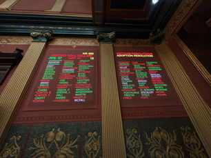 The House votes on a resolution creating a new select committee to investigate the review process for the Americans for Citizen Voting petition.