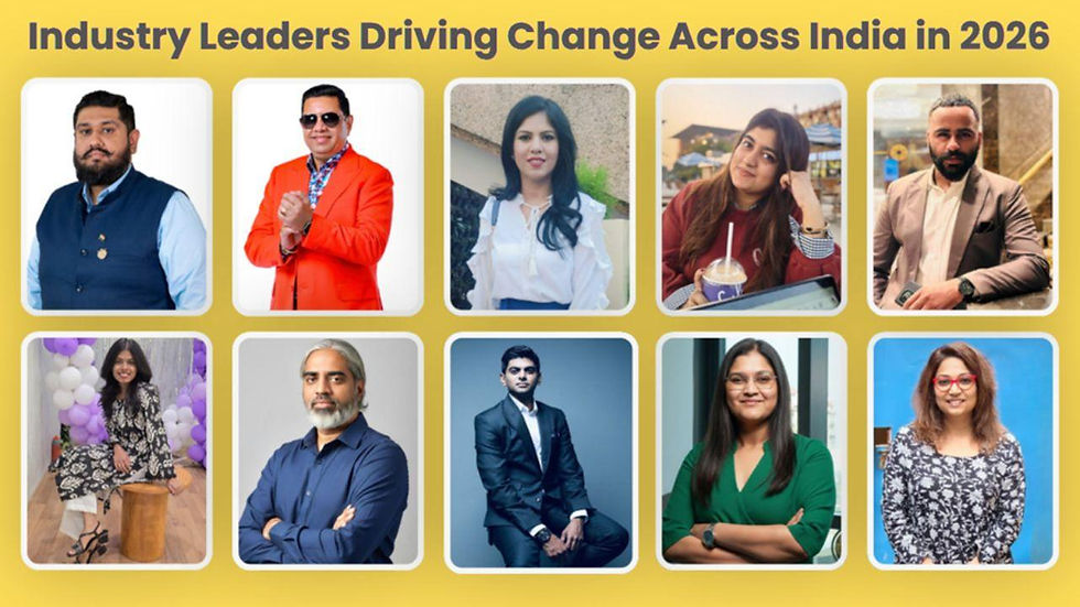 Industry Leaders Driving Change Across India in 2026