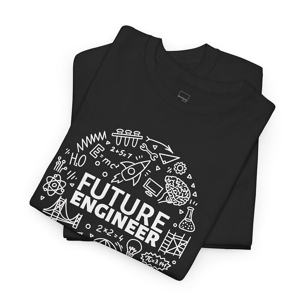 Thumbnail: T-Shirt Unisex — "Future Engineer" Kids STEM Graphic Tee