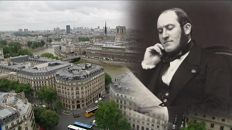 A combined photo with Haussman and a panorama of Paris