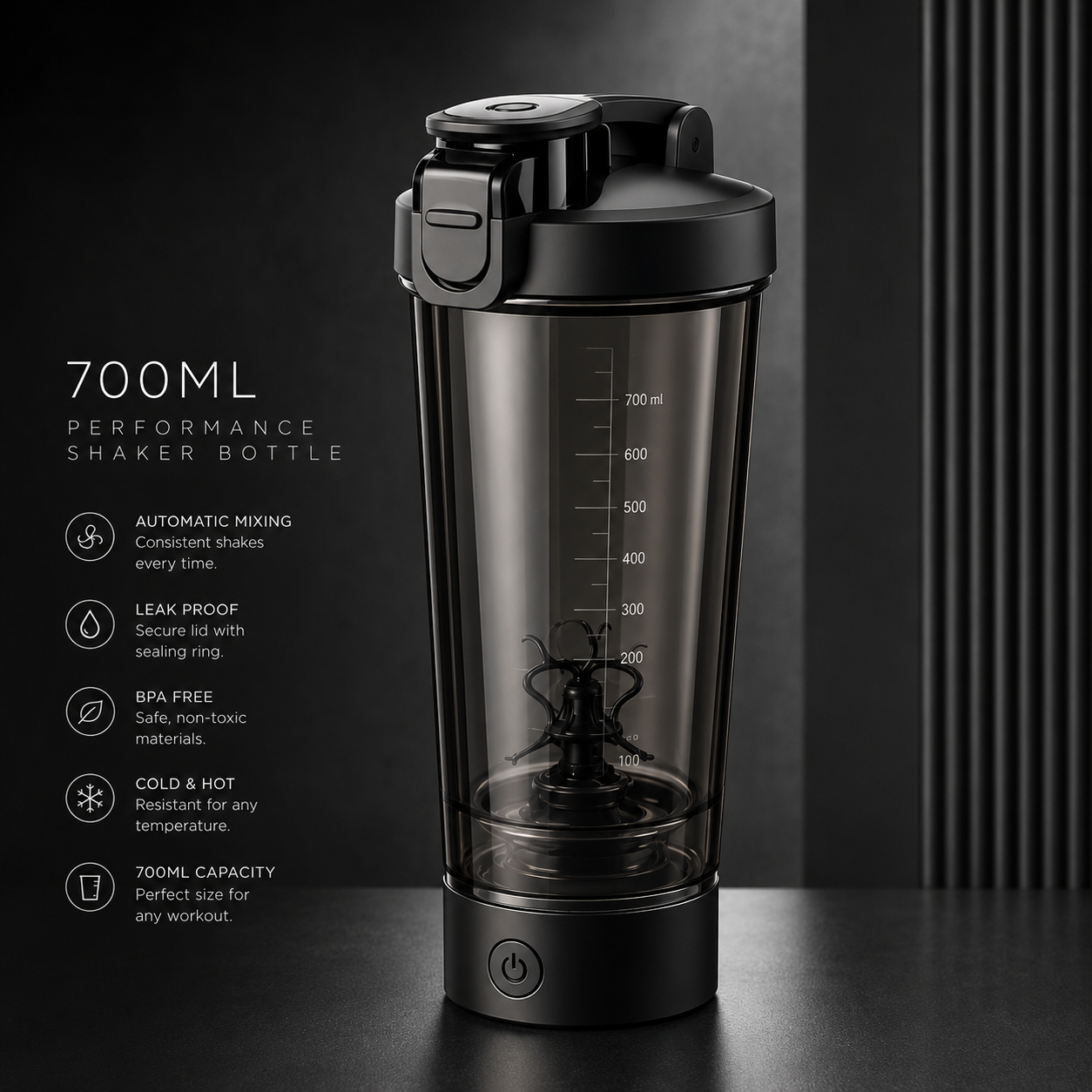 Electric Protein Shaker (700ml)