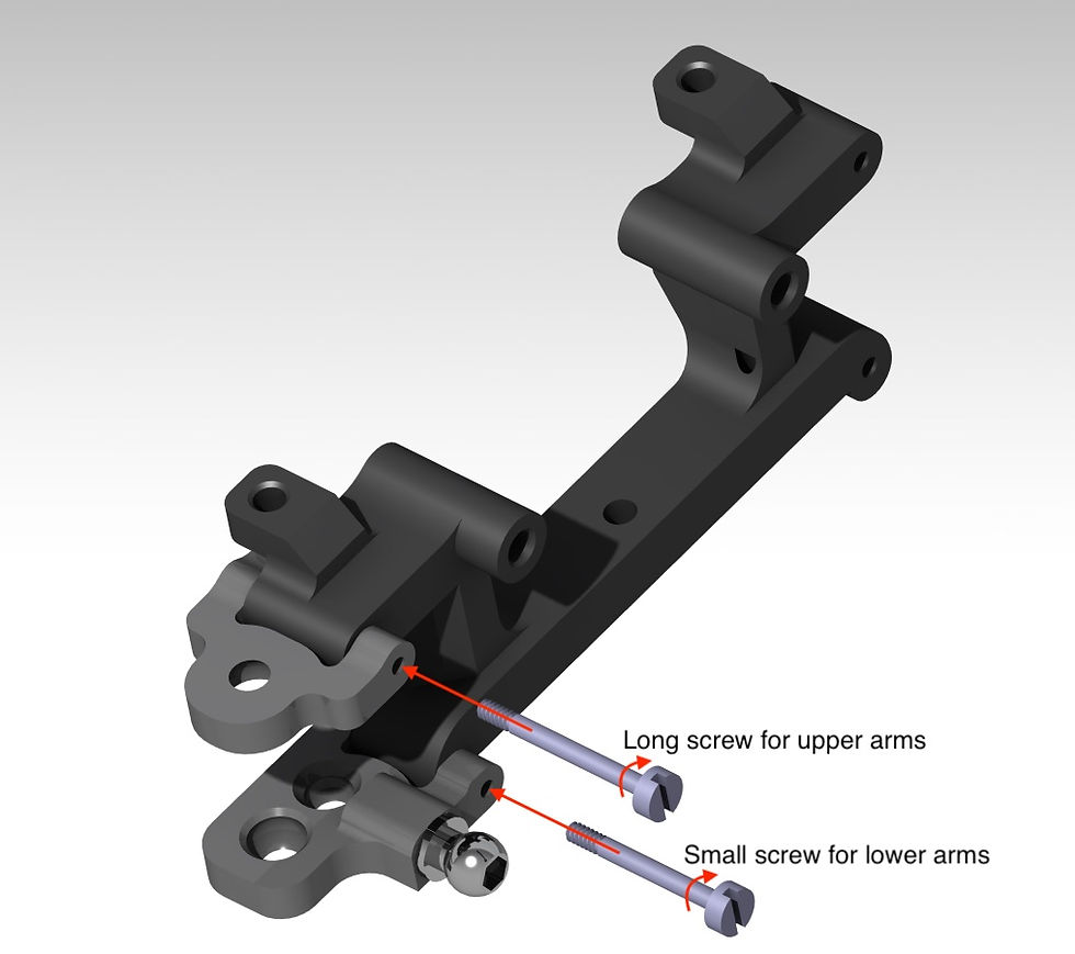 Thumbnail: A-Arms set RTA V1.2 – RT001 V1.2