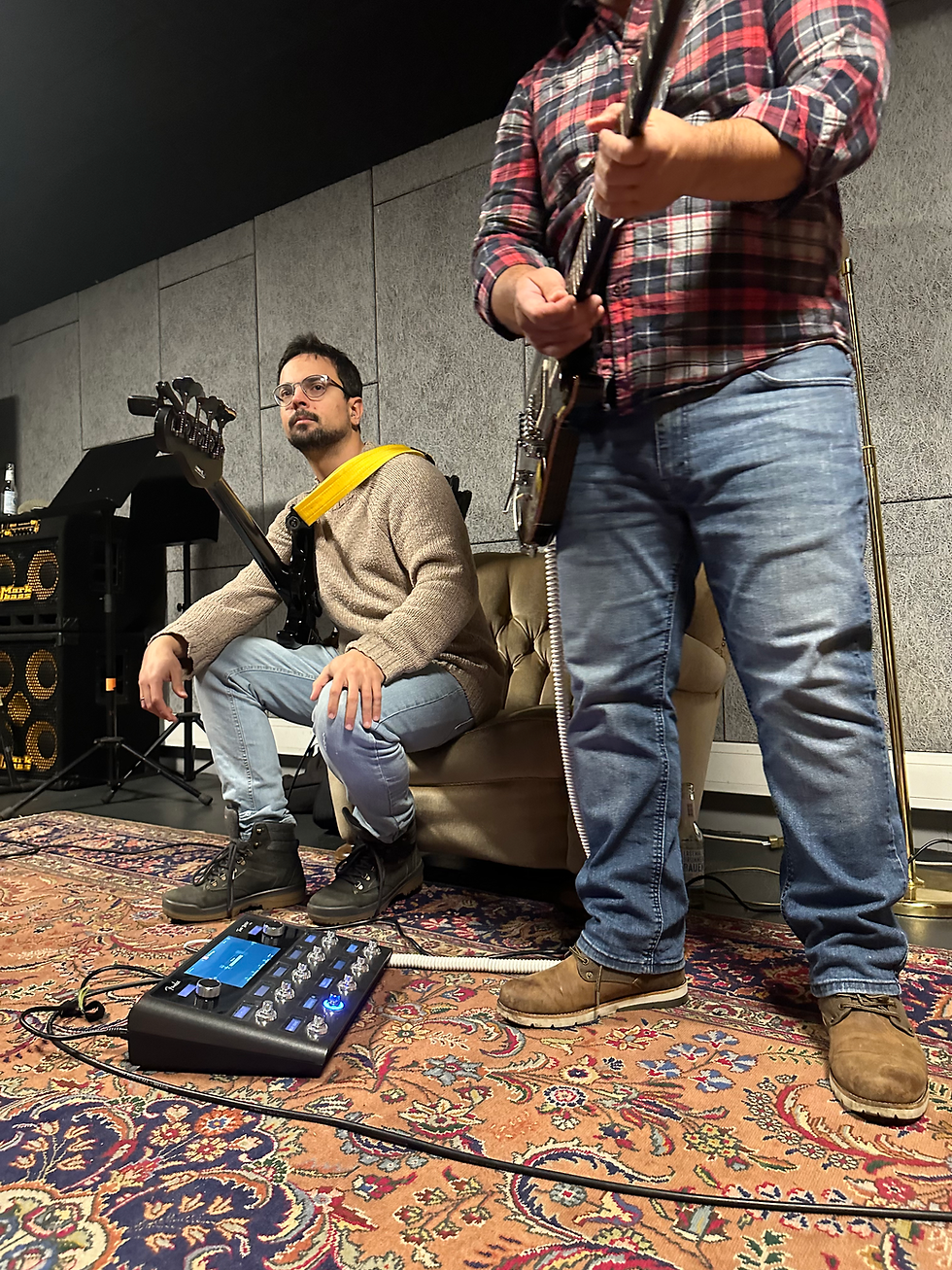 Listening is half the music. In the studio, we learn to communicate through sound.