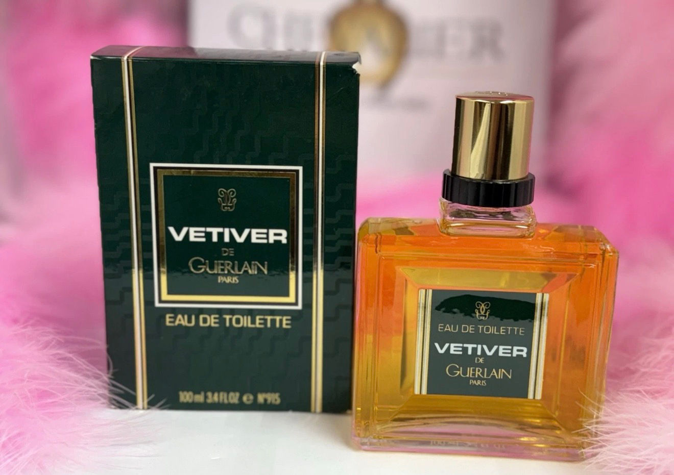 Vetiver De Guerlain Paris EDT 100ml Splash- No Spray-