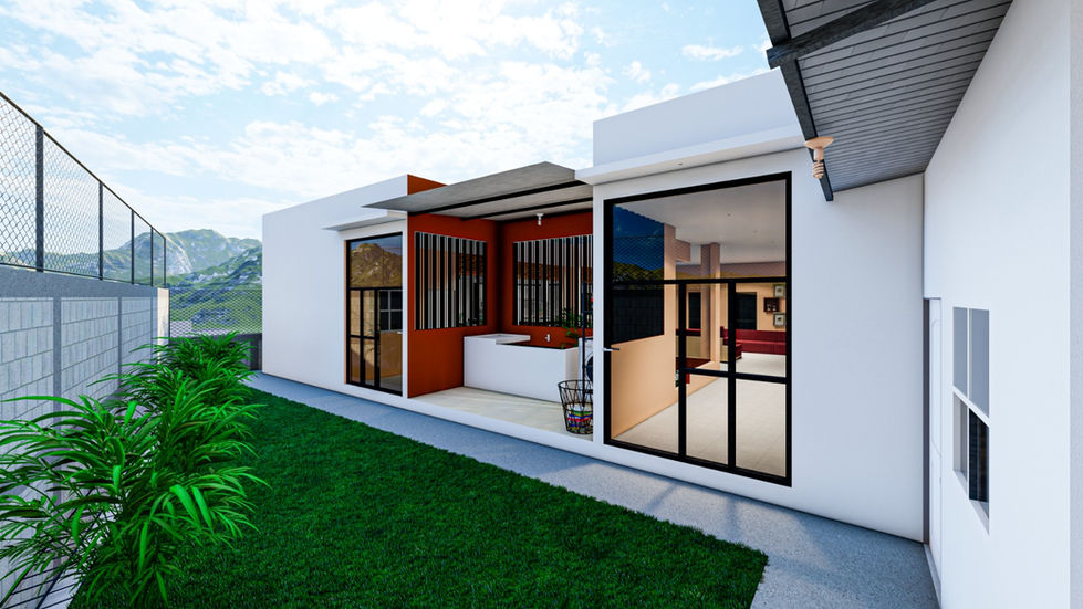Patio trasero