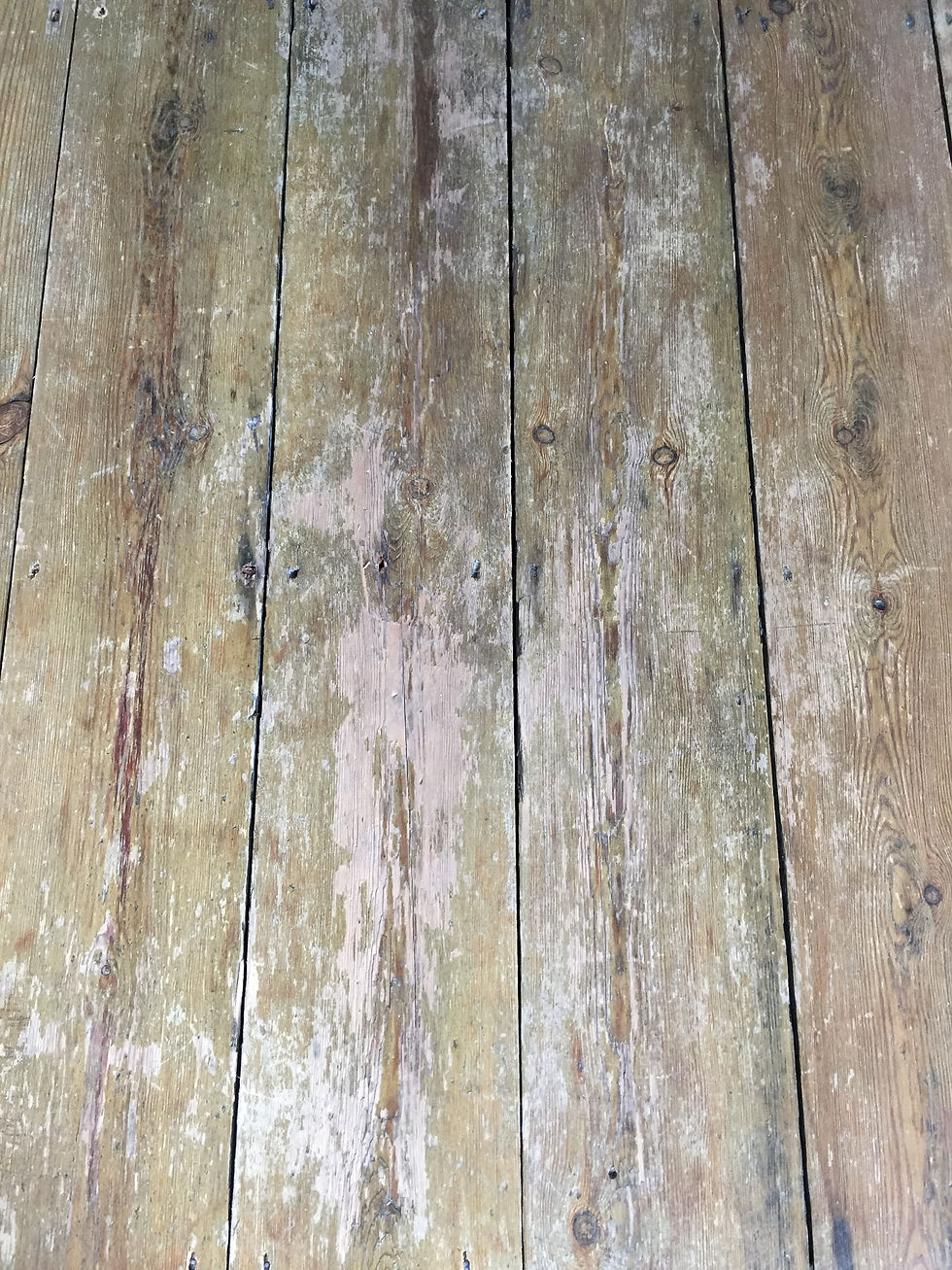 Before. This floor was in need of some TLC!