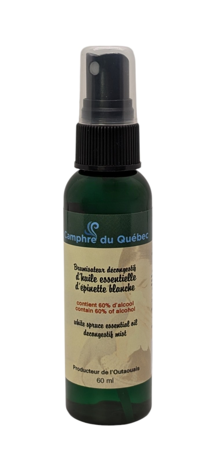 Parfum d'Ambiance à l'Huile Essentielle d'Épinette Blanche - Collection Camphre