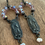 Thumbnail: Smoky Lavender Rosary Center Earrings