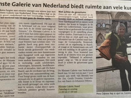 De Kleinste Galerie van Nederland in Op ’e Skille