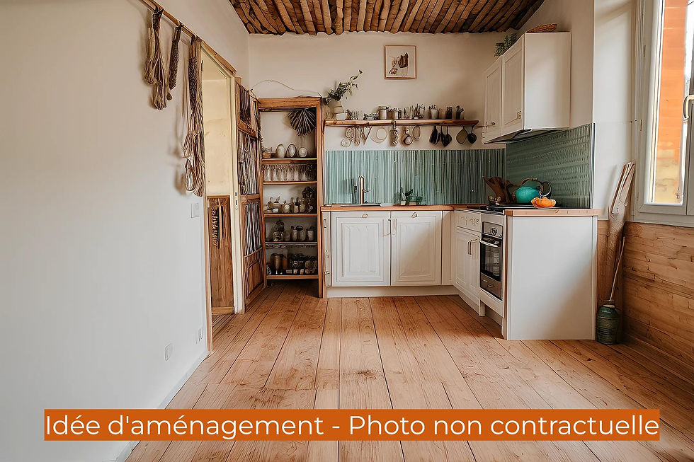 Miniature : Maison 80m2 - 4 pièces - Garage - Terrain 3094m2 -LA SALVETAT BELMONTET