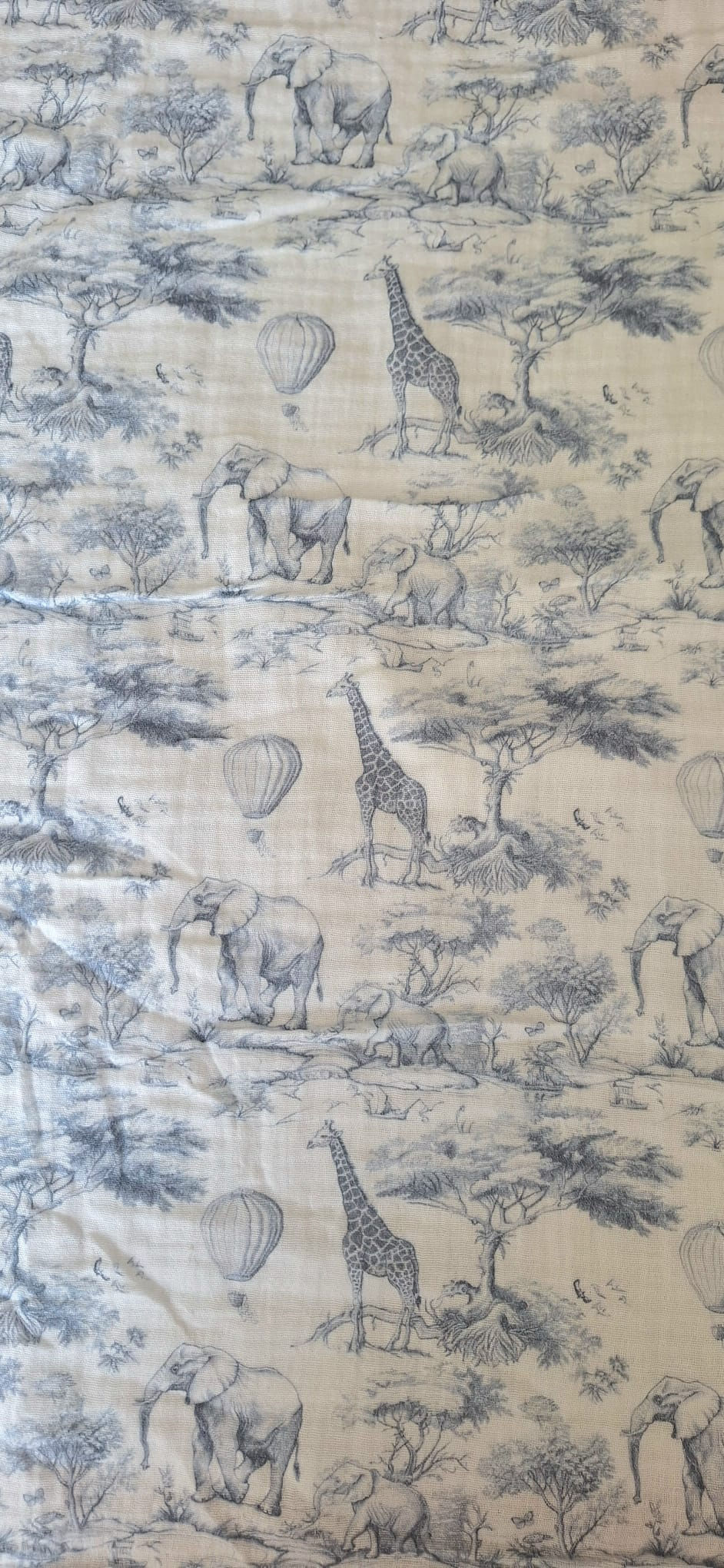 Coupon 25x25cm -Safari bleu Collection Signature