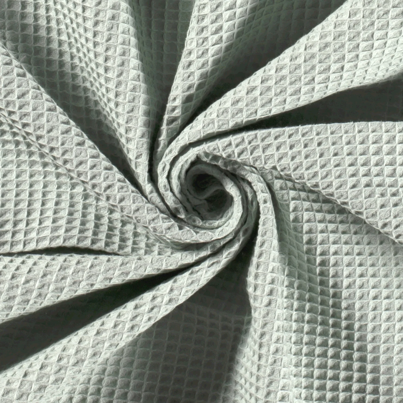 Nid d'abeille menthe glacé - Oekotex - 50cm