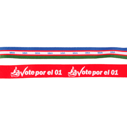 348. Manilla en tela 21 cms con broche