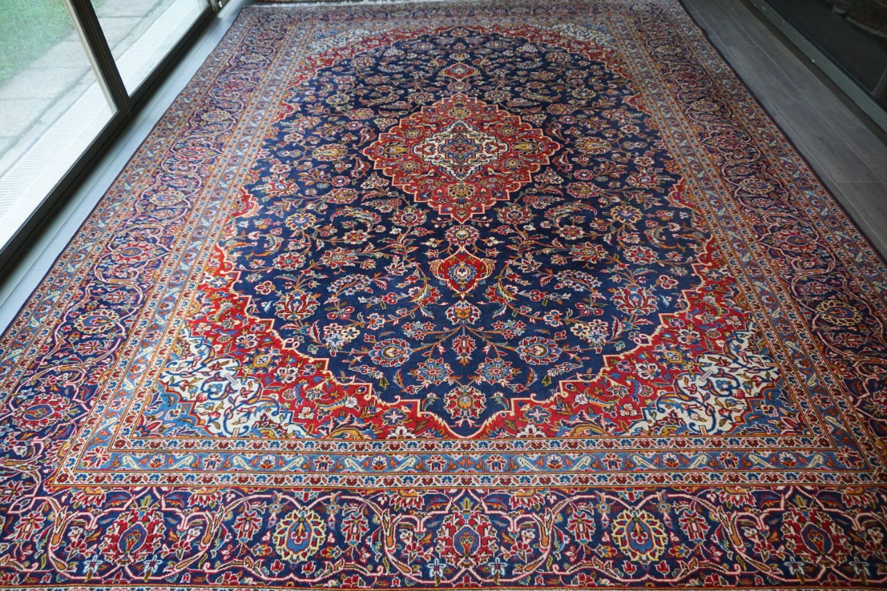 #VENDIDA# Finisima alfombra Heriz 3 cm x 4 metros