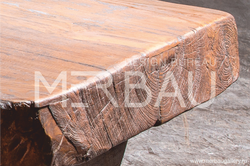 RUST old teak wood coffee table