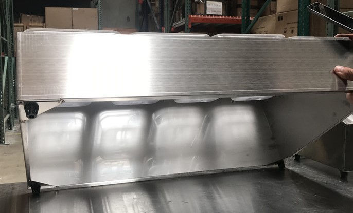 Thumbnail: 171-0187 8-Well Seasoning Box Stainless Steel Condiment Station