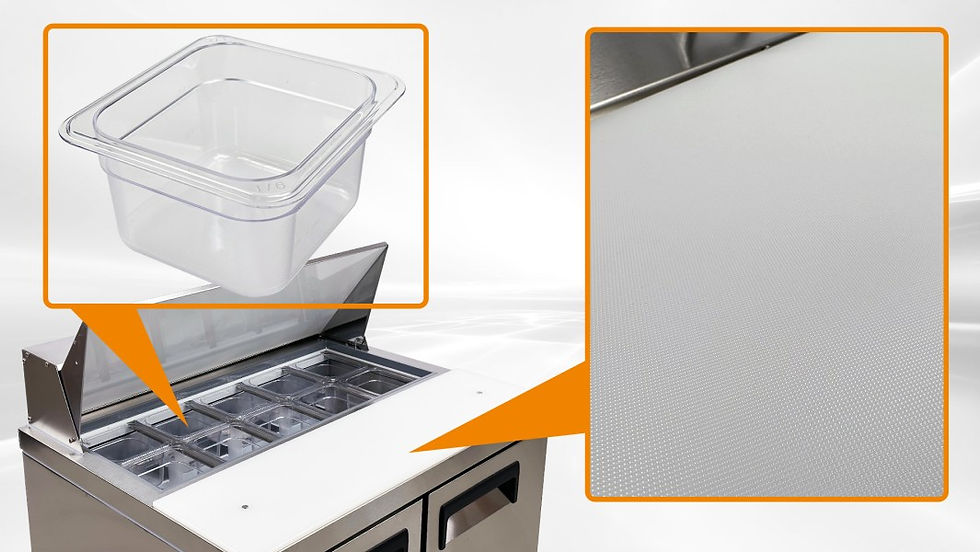 Thumbnail: 171-0212 36" Self Contained Sandwich Prep Table Cooler