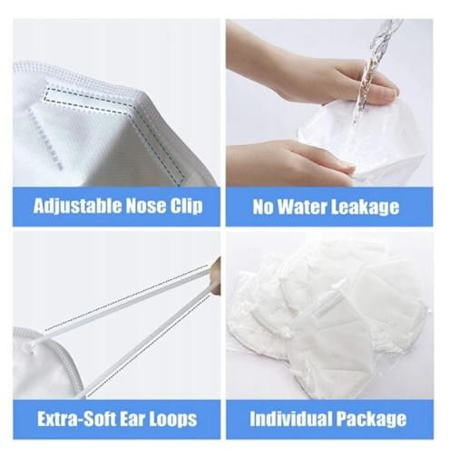 Miniatura: RESPIRÁTOR KN95 / FFP2 UNI