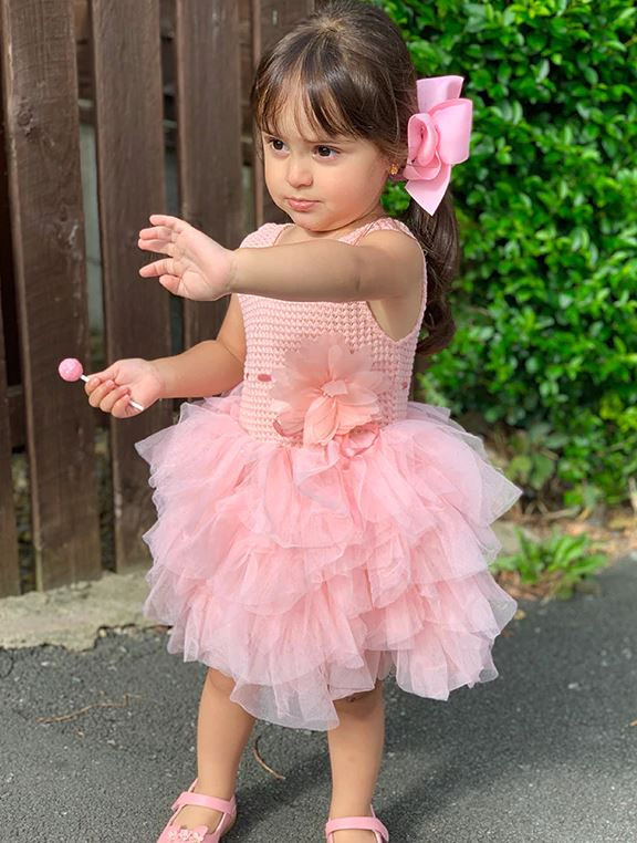 Miniatura: Ružové Dievčenské Šaty