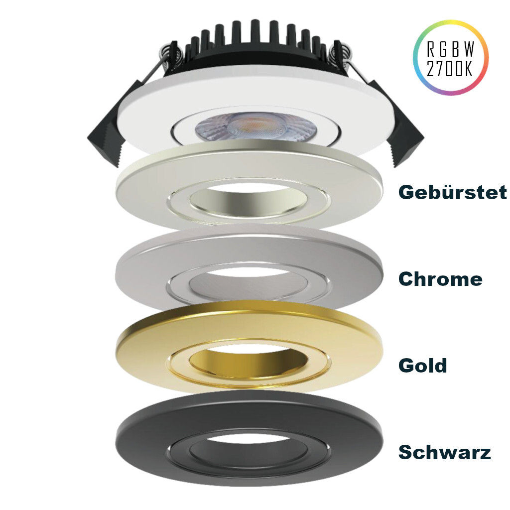 LED swing spot RGBW PWM 24V