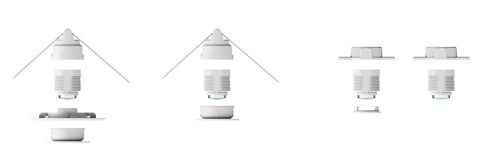 Miniaturbild: Mini Präsenzmelder 24V, 1-10V Lichtwert-Ausgabe