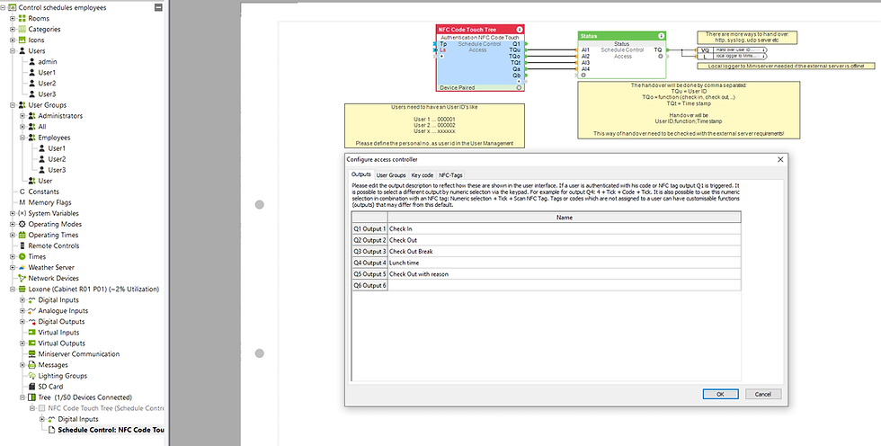 Miniaturbild: Elektronische Zeiterfassung von Mitarbeitern - Programmiervorlage