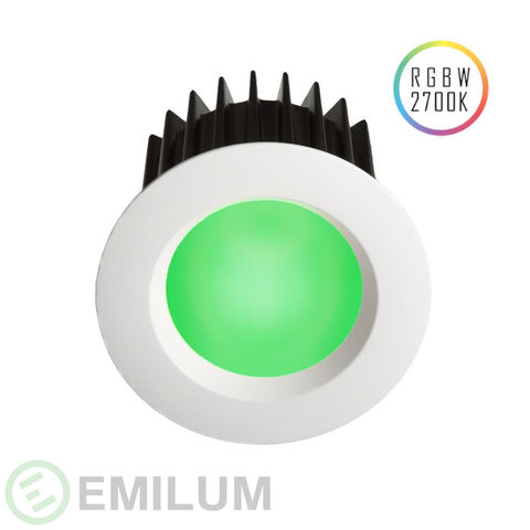 Der LED Spot wurde speziell entwickelt für Bereiche bei denen eine hohe Leuchtdichte und Farbakzente erforderlich sind, dies bei einer beeindruckenden Effizienz von 101lm/W bei einem typsichen CRI von 93.
Durch die Farb-LEDs entstehen wunderschöne Farbakzente im Smart Home.