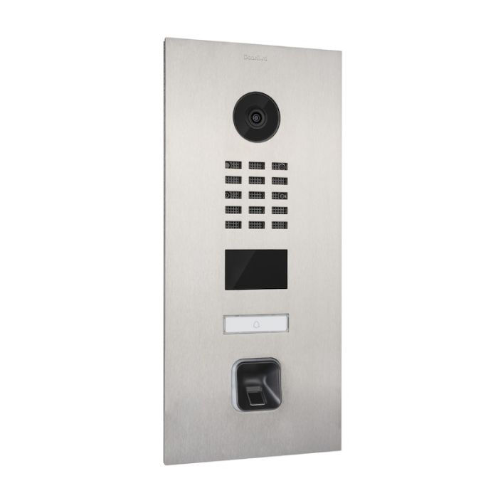 Thumbnail: DoorBird IP video door intercom D2101V stainless steel V4A with ekey sLine fingerprint