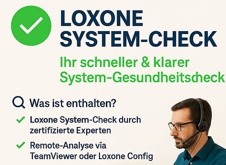 Loxone System-Check: Wie gesund ist Ihr Smart Home?