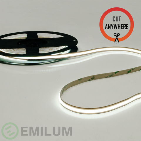 Cut Anywhere COB LED-Streifen 24V: Ist Problemlos überall und passgenau teilbar, 13W, warmweiß (2700K), CRI90, IP20