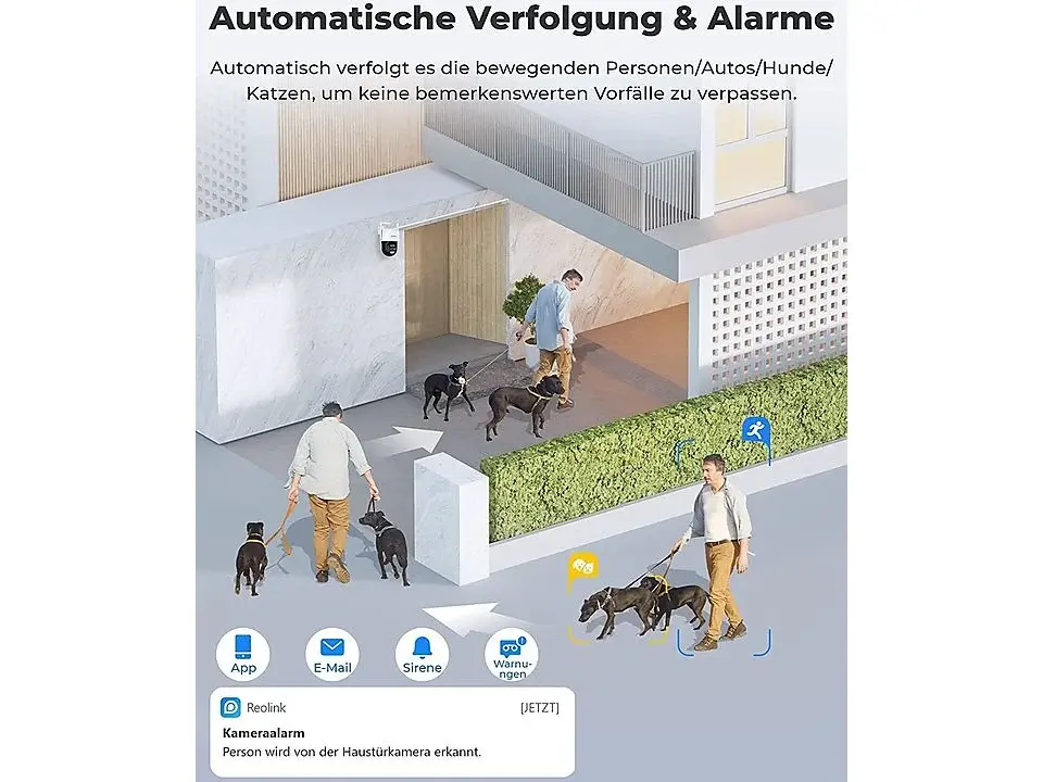 Miniaturbild: RCL TrackMix WiFi 4K Dual-Kamera mit Auto Zoom & Tracking