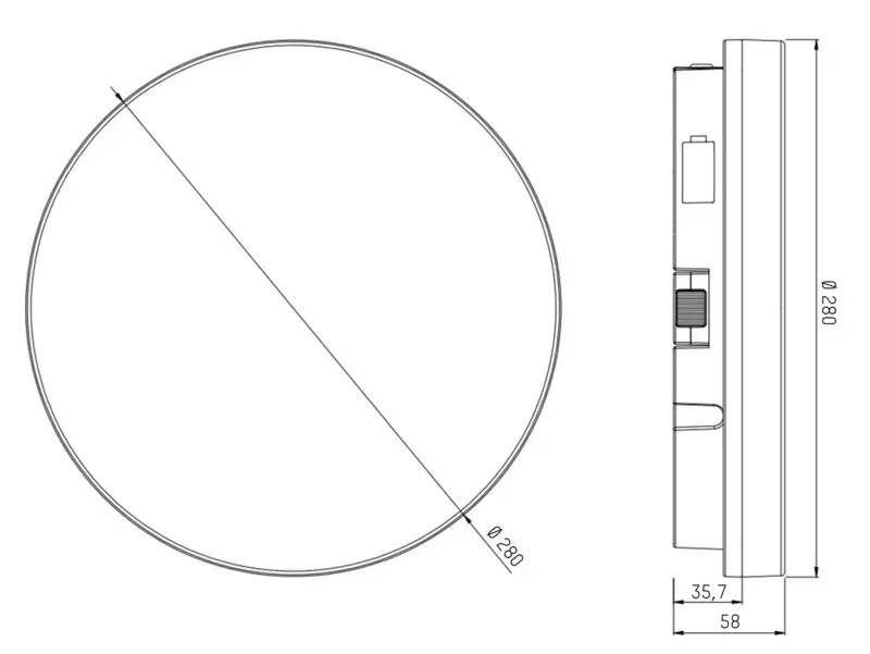 Miniaturbild: Molto Luce MUSO ROUND SD Dali Dim