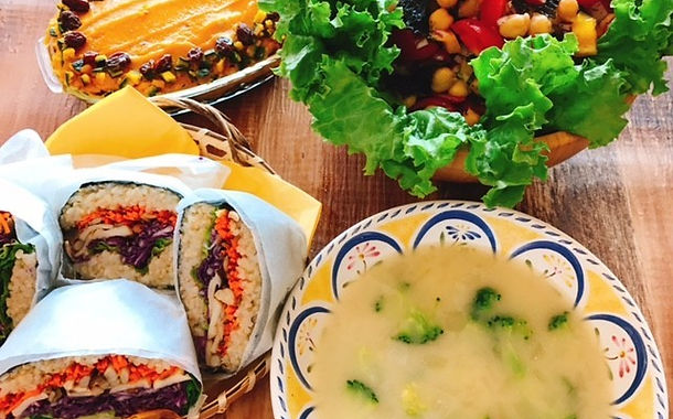 オーガニック料理★野菜タップリおにぎらず