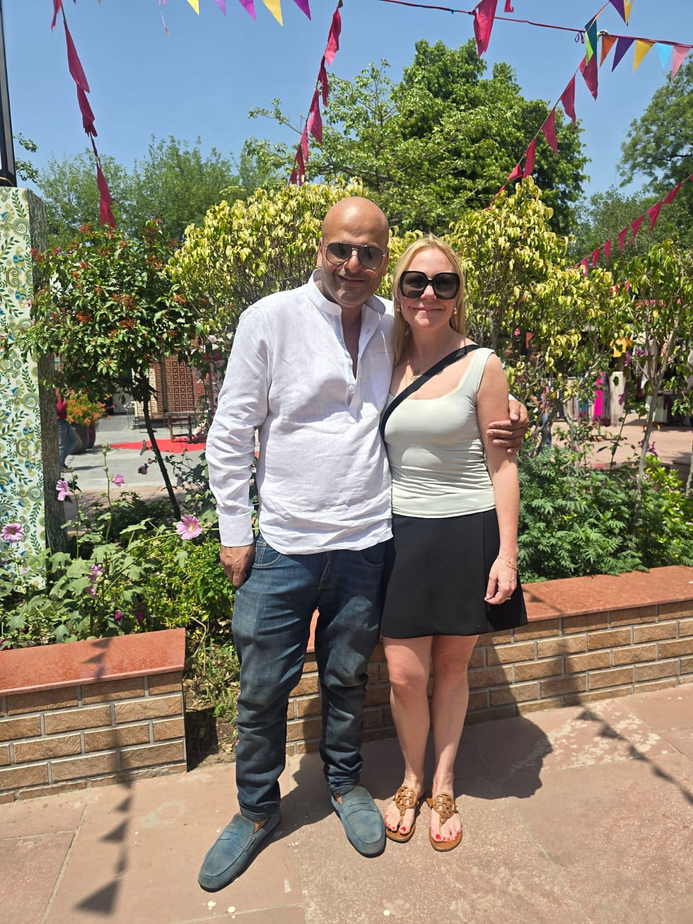 Me and Gautam at Dilli Haat