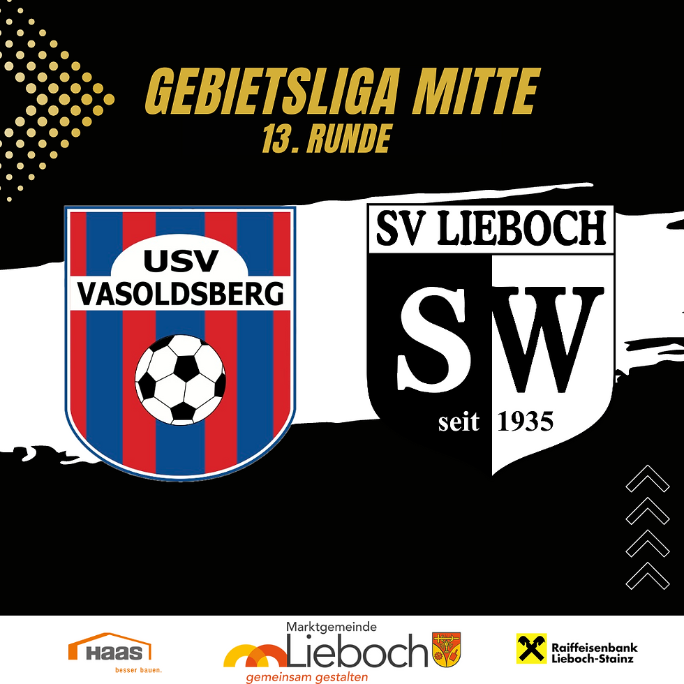 13. Runde  |  USV Vasoldsberg - SV SW Lieboch
