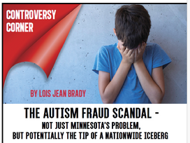 autistic boy with hands over his face