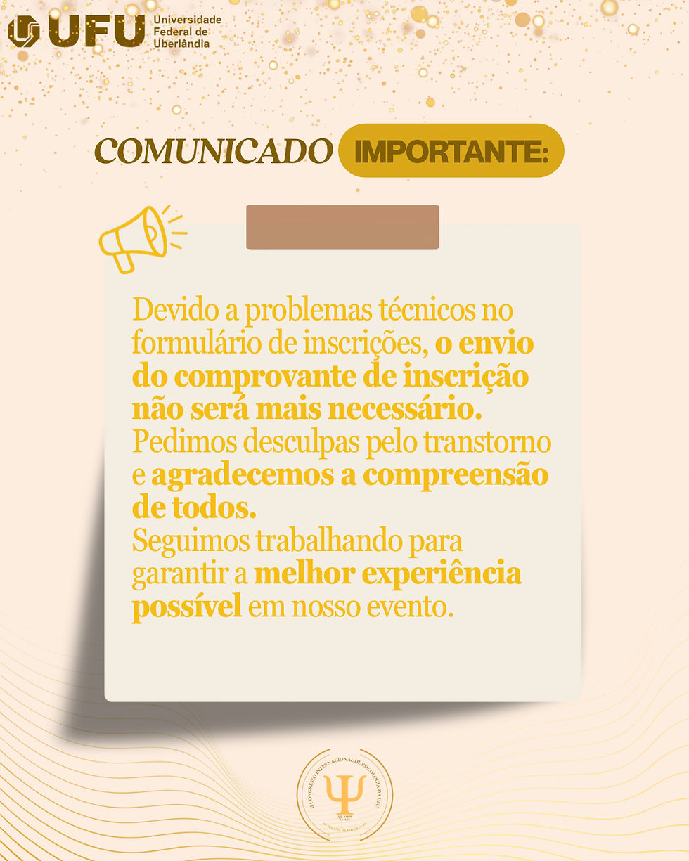 Comprovante de Inscrição