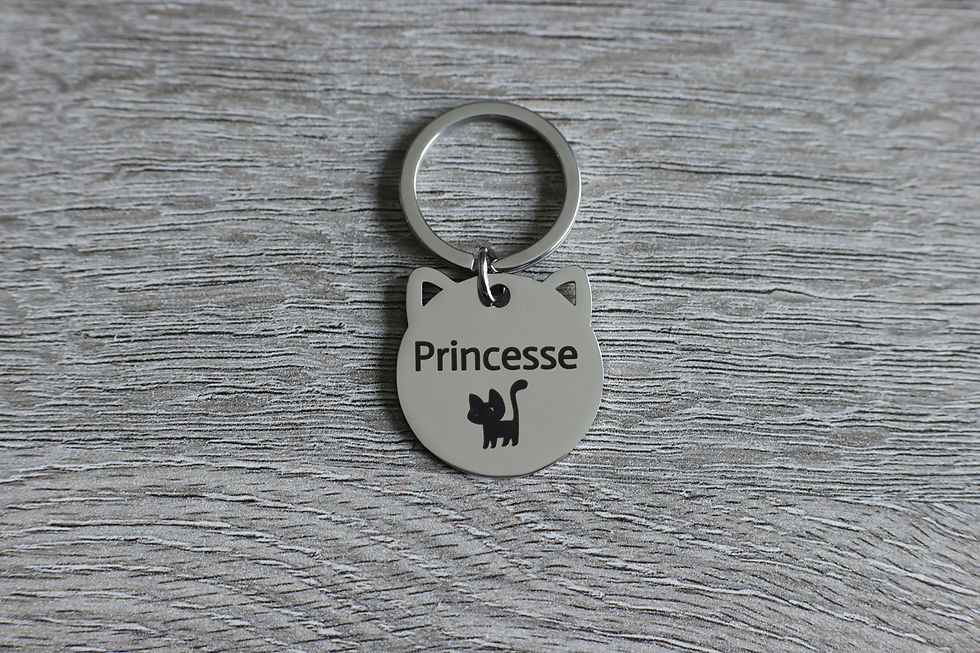 Miniature : Pendentif tête de chat