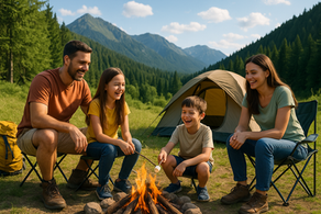 薪のぬくもりとクマの足跡
