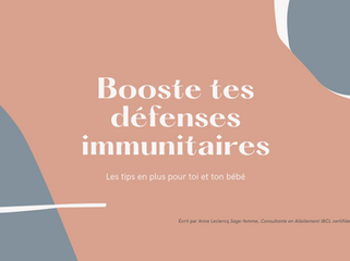 Retrouve les conseils de notre docteur en pharmacie en cette période où tout le monde est malade ! Comment renforcer ton immunité enceinte ou en post partum ?