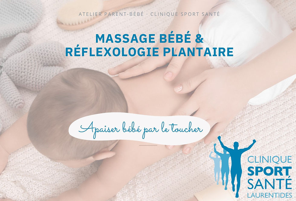 Massage bébé & réflexologie plantaire