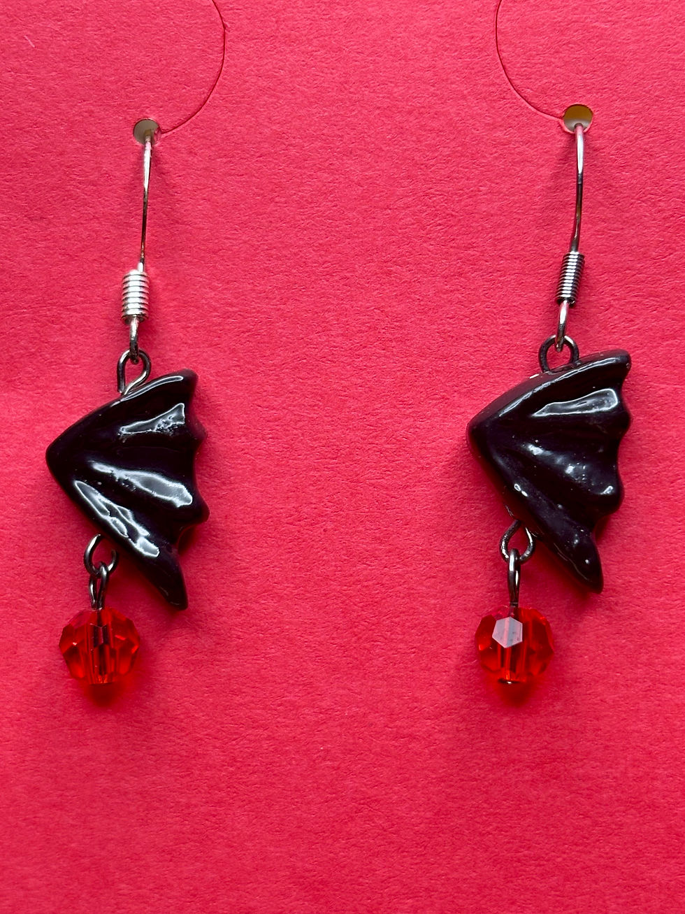 Bat Wing Charm Earrings