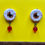 Thumbnail: Brown Eye Charm Earrings