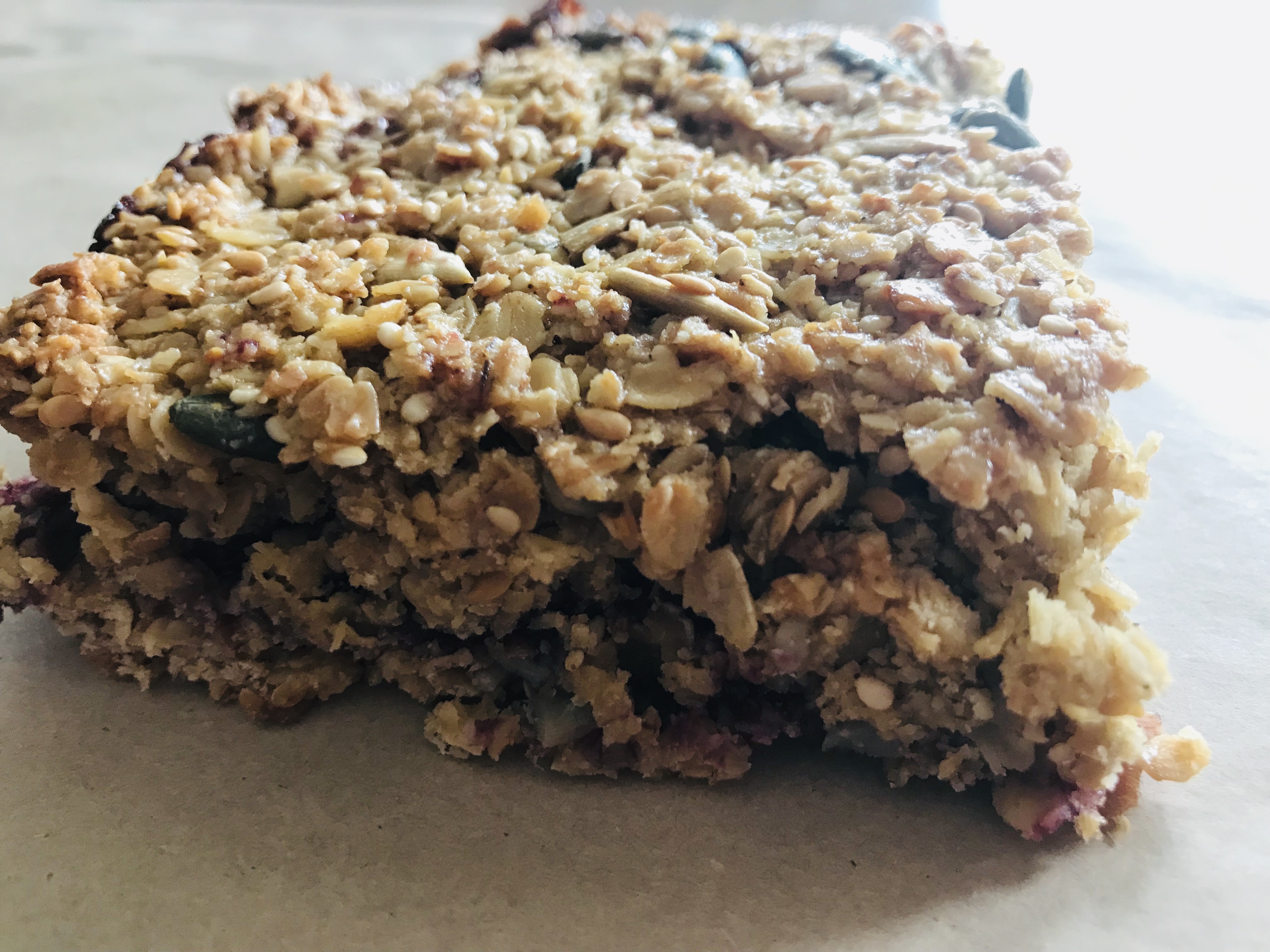 Blackcurrant & Seed Flapjack