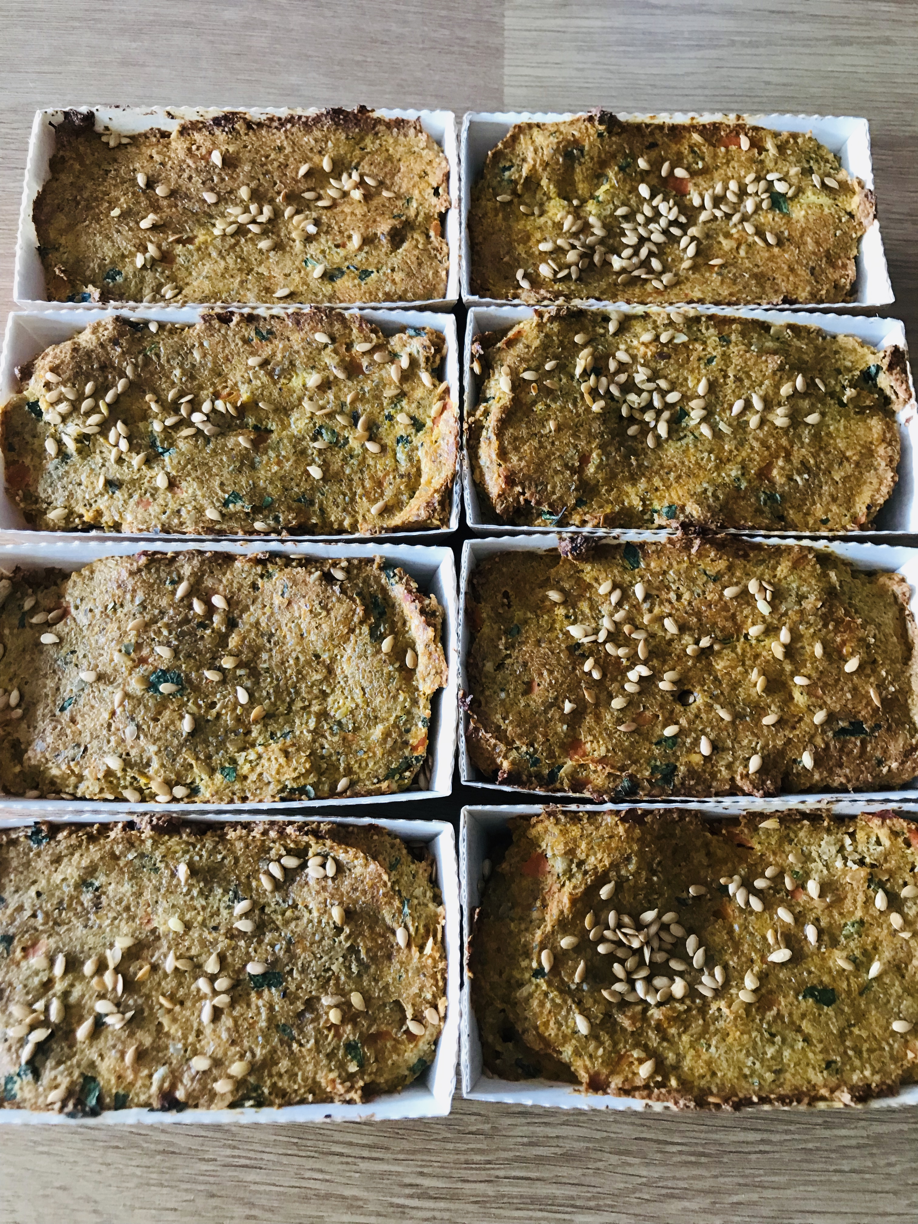 Snack Carrot & Seed Loaves
