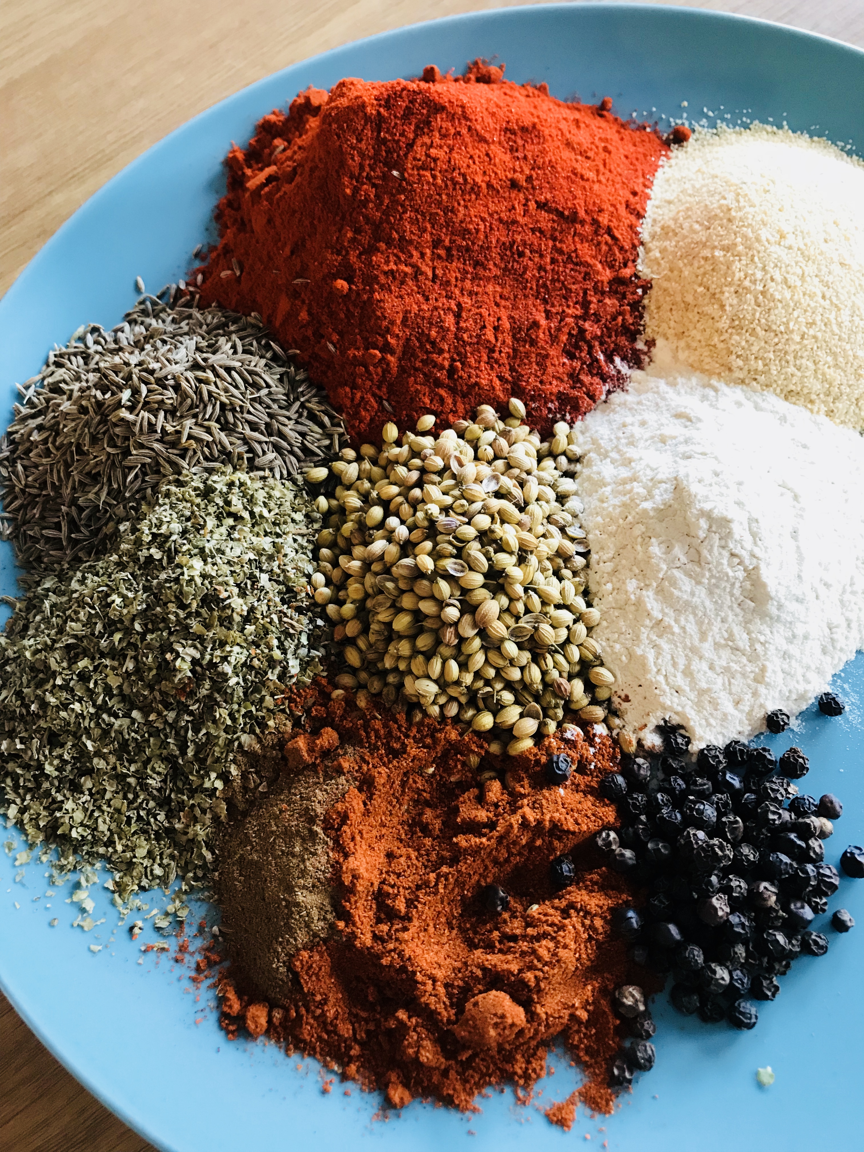 Spices before grinding